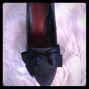 Naturalizer Carey Black and Grey Heel